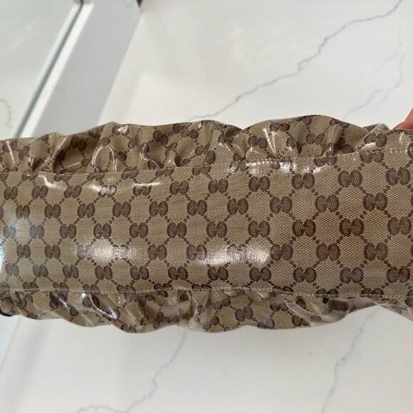 Gucci GG Crystal Canvas D-Ring Shoulder Bag - Picture 5 of 5